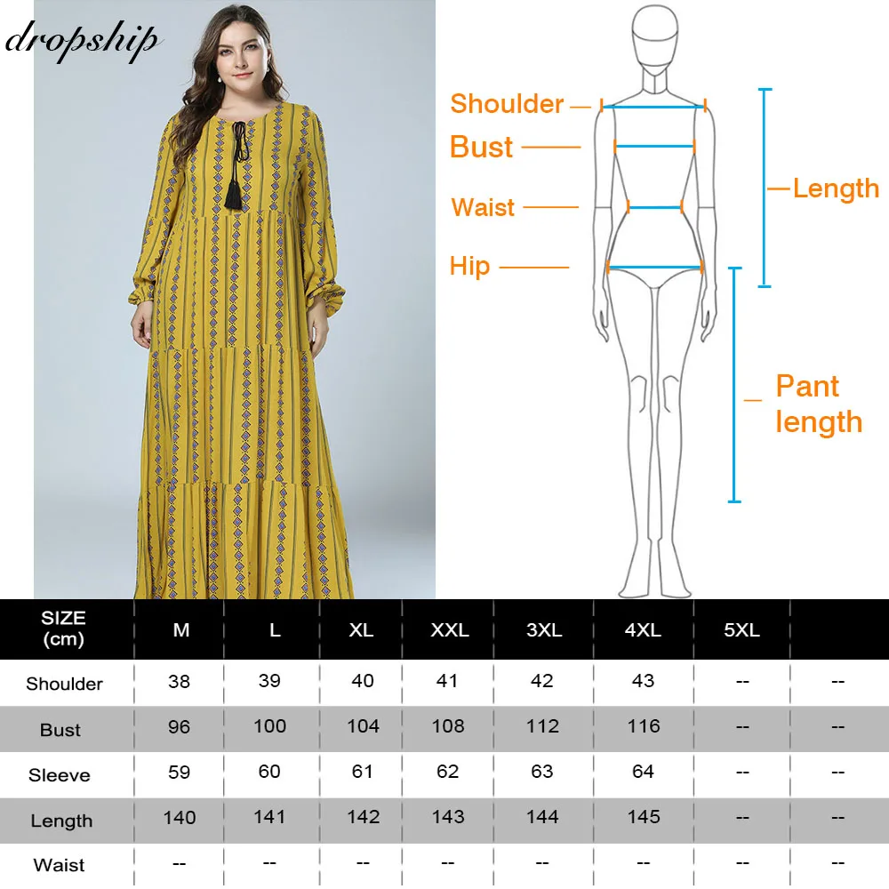 Дропшиппинг платье женские платья макси длинные размера плюс винтажные Vestidos Verano роковой Бохо принт кисточка длинный рукав мусульманский