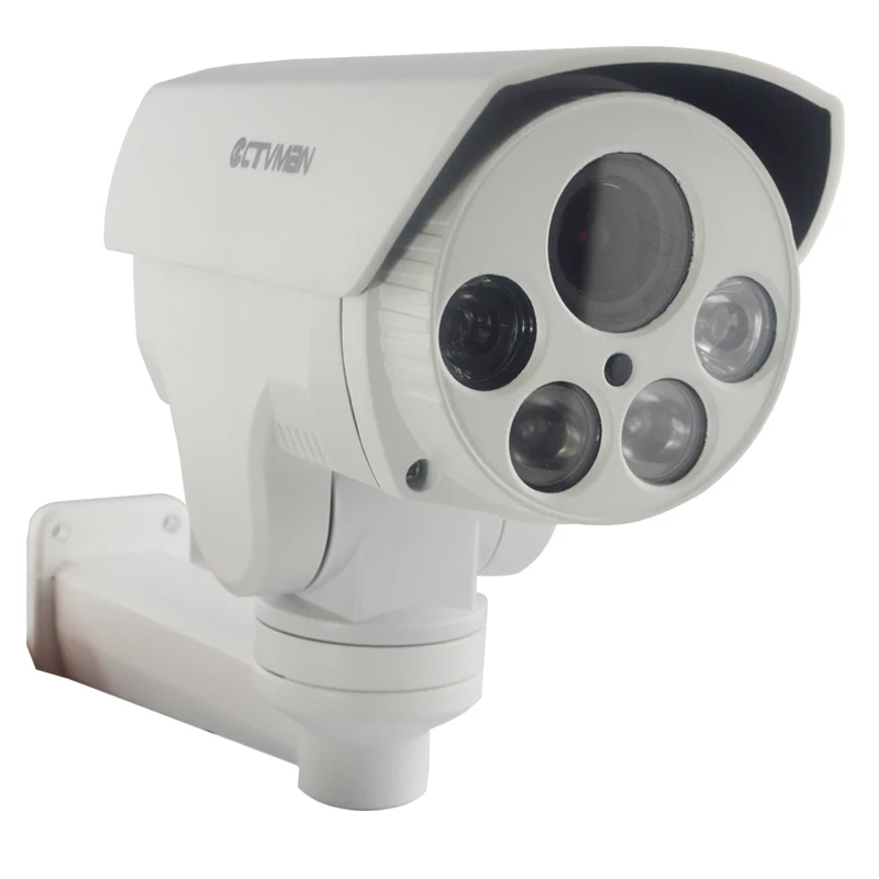 CTVMAN Security IP Camera PTZ Outdoor 1080P with 32GB SD Card Support 10X Optical Zoom IR For Night Vision 50M Bullet IP Cam