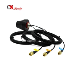 Многодиапазонная gps gsm антенна wifi, IP67 водонепроницаемая, GSM gps wifi автомобильная антенна W/wifi(RPSMA male), gsm/gps(SMA male