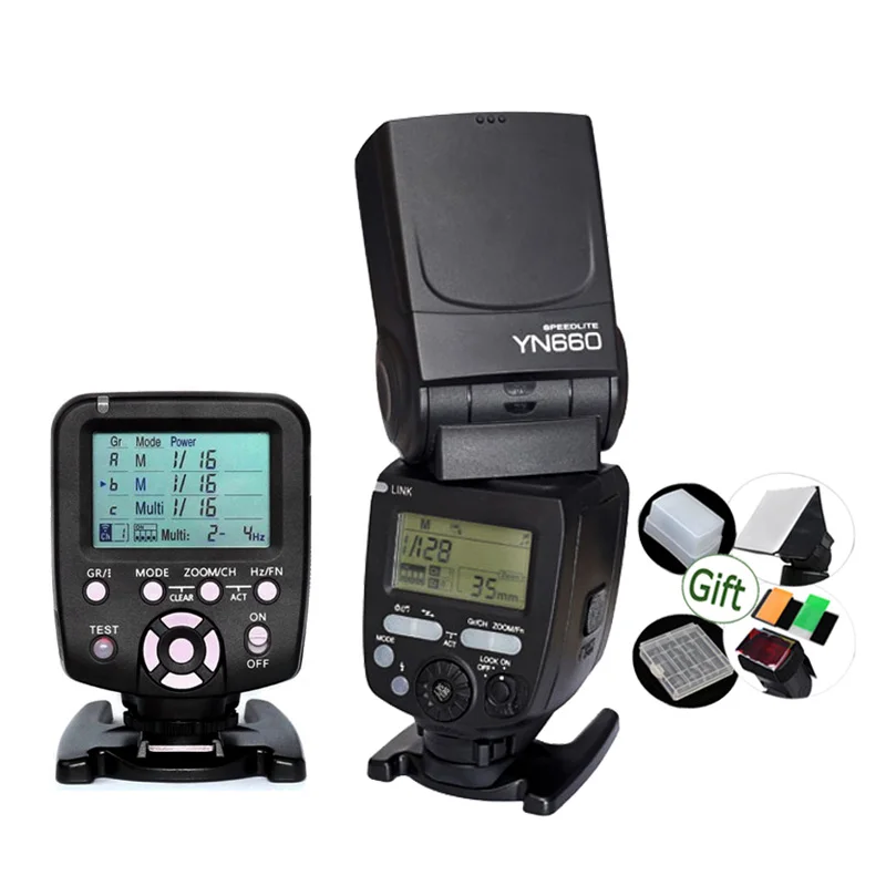 YONGNUO 2.4G Speedlite YN660 + YN560 TX Transmitter GN66