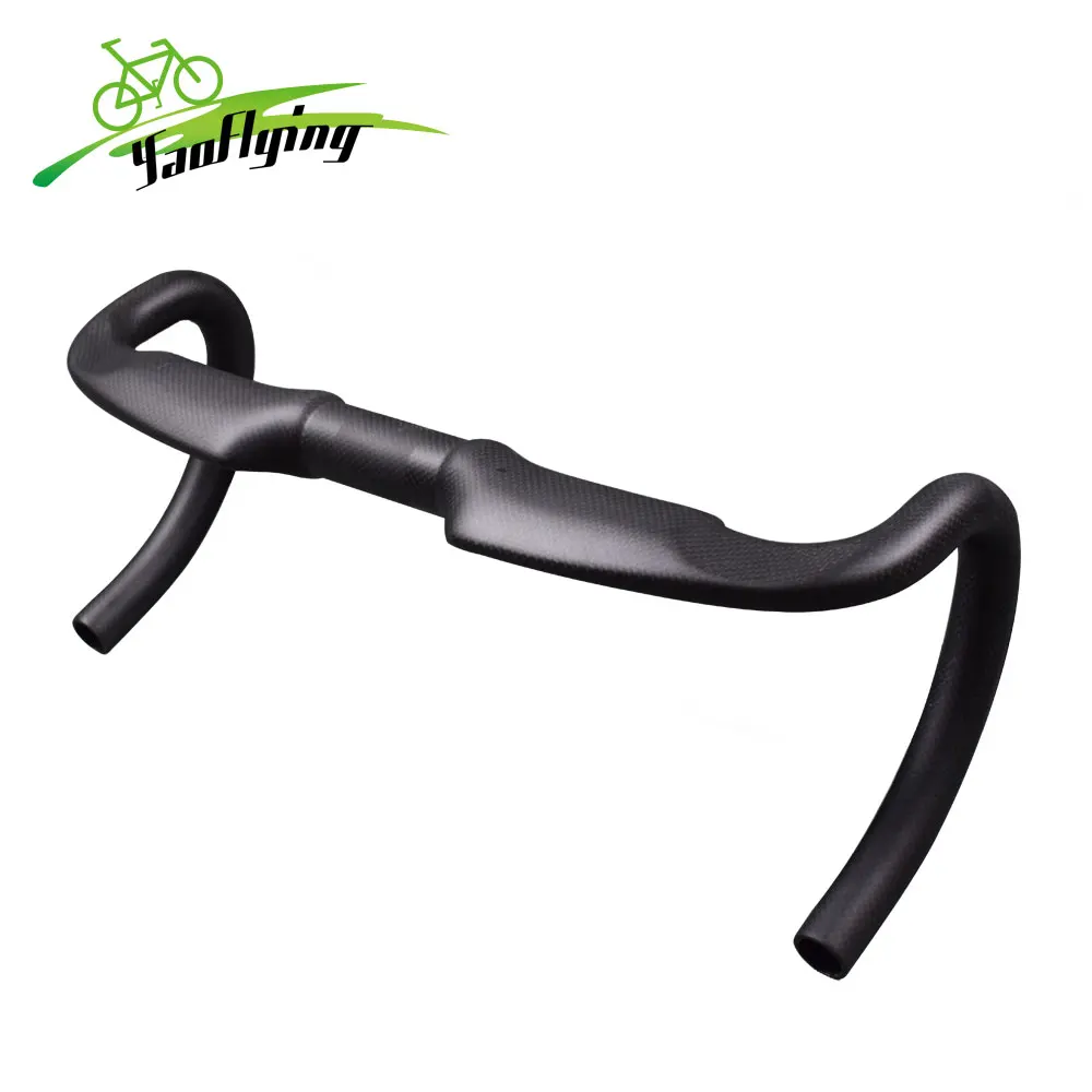 

Newest full carbon handlebar road bike handlebar / racing handle / bike bent bar to outside 31.8*400/420/440mm carbon bar