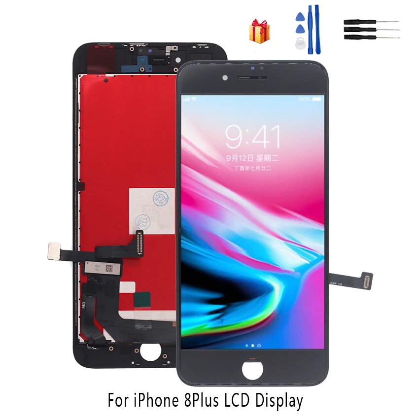 

For iPhone 8 Plus Display Touch Screen Digitizer Replacement Parts For iPhone 8 Plus LCD Display Screen Phone Parts Free Tools