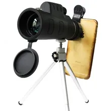 Монокуляр 10X50 высокий мощный телескоп для охотничьих инструментов фокус Туризм телескопио окуляр HD призматикос Монокуляр с одним объективом