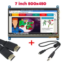 Raspberry Pi 2 LCD Touch Screen Display 7 inch TFT HDMI Touchscreen 800*480 Raspberry pi 3 LCD supports various systems