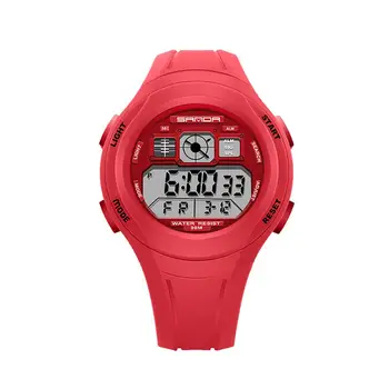 

Sports Waterproof Backlight Alarm Round Dial Rubber Kids Digital Wrist Watch watches relogio kids watch