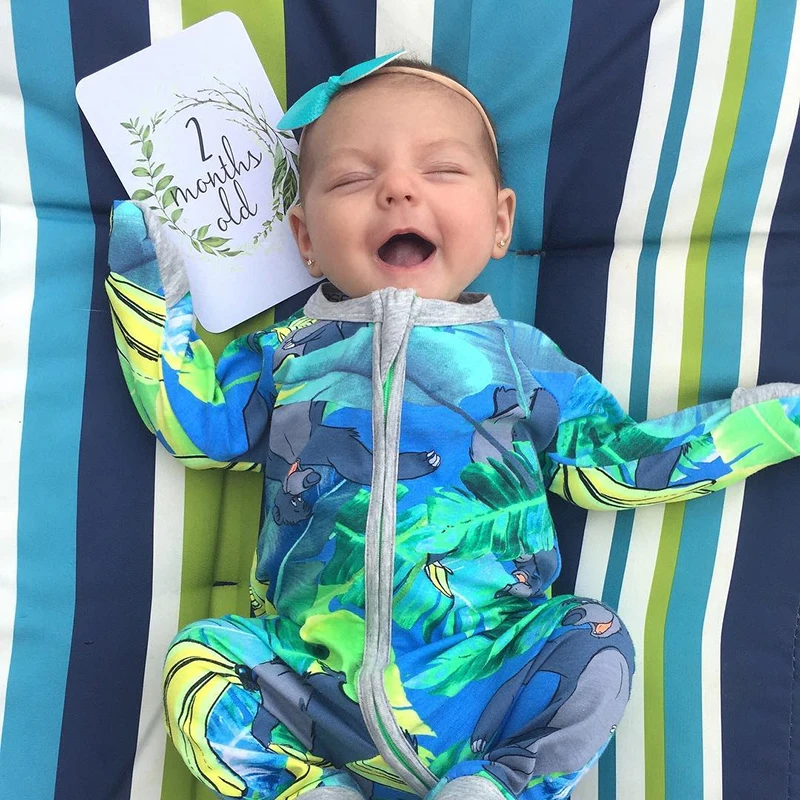 

Rare Baloo Banana One Piece Printed Baby Boy Girl Clothes Cotton Jumpsuit Tiny Cottons Baby Rompers Newborn Long Sleeve gift