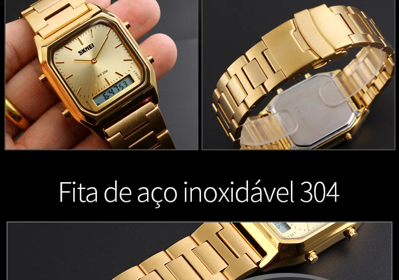 de Quartzo Dupla Afixação de Tempo Digital