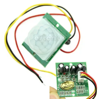 

NEW DC 12V Pyroelectric PIR IR Infrared IR Motion Sensor Detector Module