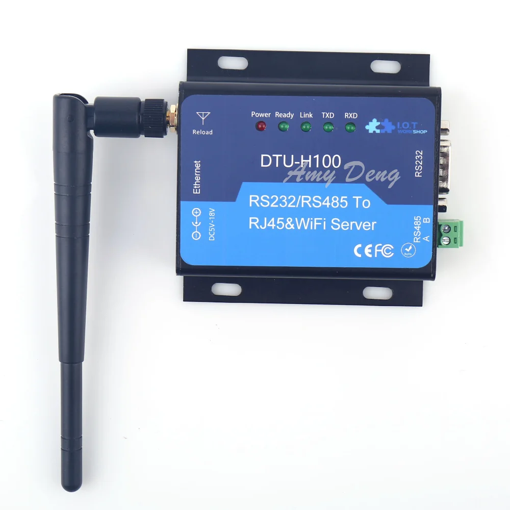 

WIFI serial port server RS232/485 wireless serial port server DTU HF-H100