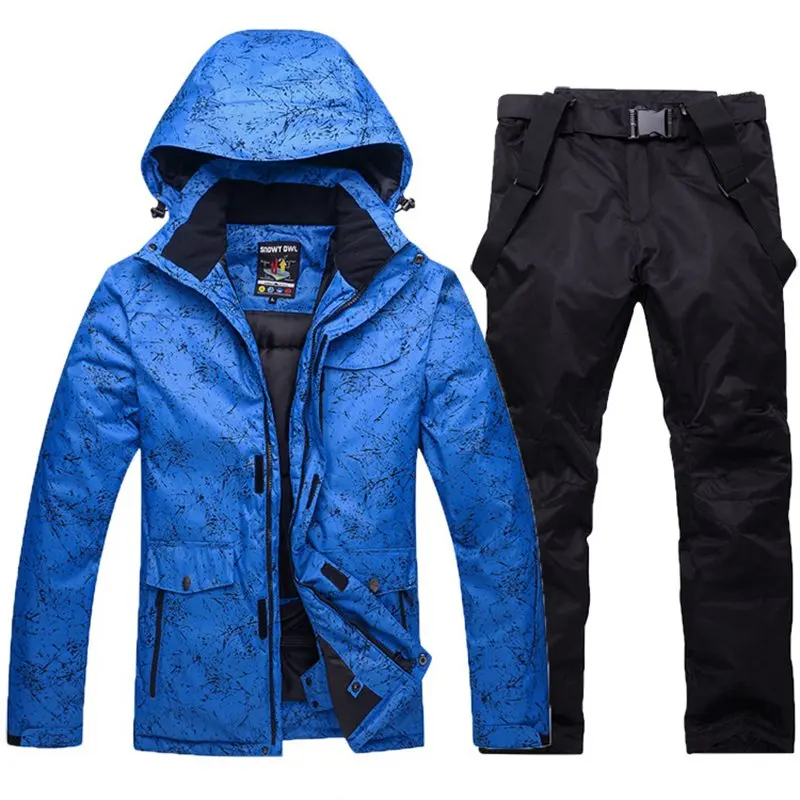 Для мужчин зимняя Лыжная куртка сноуборд костюм Открытый Теплый водостойкий ветрозащитный дышащая одежда - Цвет: 15