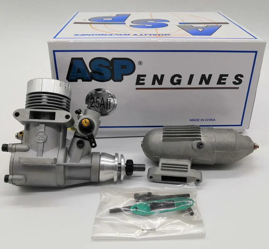 ASP 2 х тактный S25A/S25AII 4CC деталь нитро двигателя Himoto Redcat для RC Самолет|engine for rc|nitro