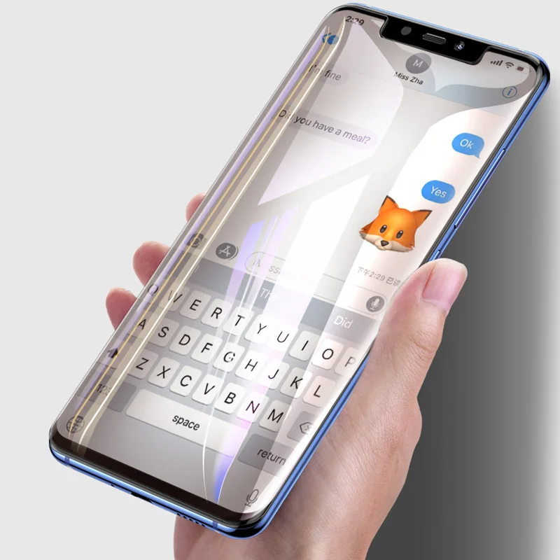 Закаленное стекло с полным покрытием для Huawei Mate 20 30 Pro прозрачная защитная пленка