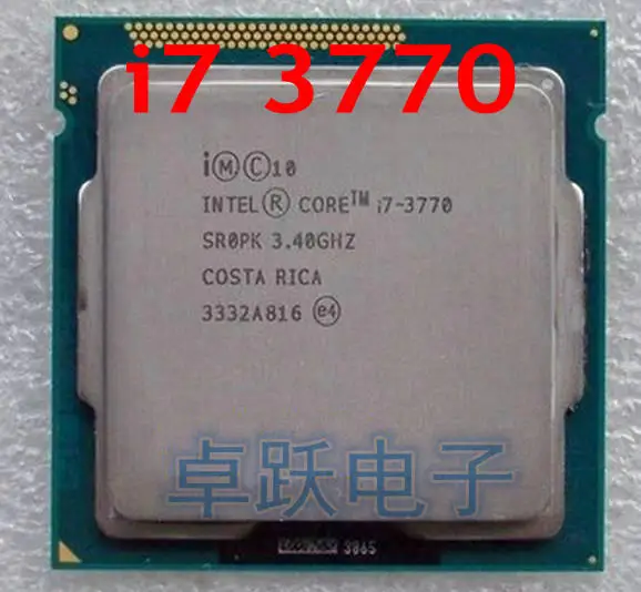 Процессор Intel Core i7 3770 3,4 GHz 8M 5.0GT/s LGA 1155 SR0PK cpu для настольных ПК