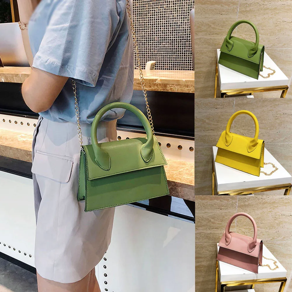 

xiniu Fashion Women Leather Pure Color Crossbody Bag Phone Bag Shoulder Bag Hand Bag portefeuille femme #ES5