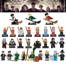 Один строительный конструктор Гарри Волшебная серия фигурки Гермиона Грейнджер Рон Лорд Волдеморт Драко Малфой коллекция игрушек