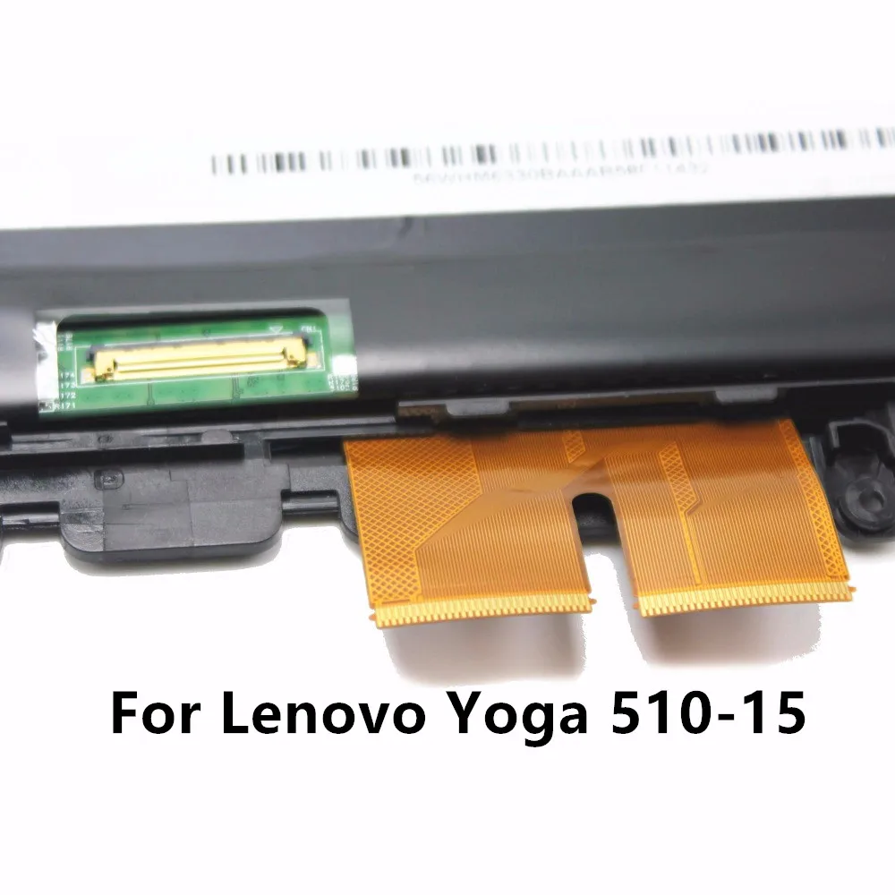  15.6'' FHD For Lenovo Yoga 510-15ISK 80SR 80S8 510-15IKB 80VC Touch Glass Panel Digitizer + LCD Ass