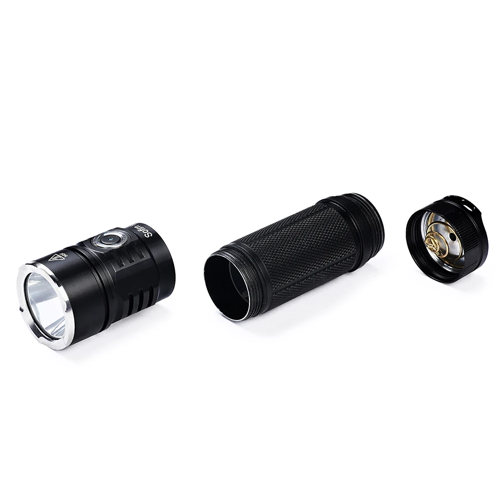 Sofirn SP33 мощный яркий светодиодный фонарик 26650 фонарь 18650 CREE XHP50 Высокий люмен лампа