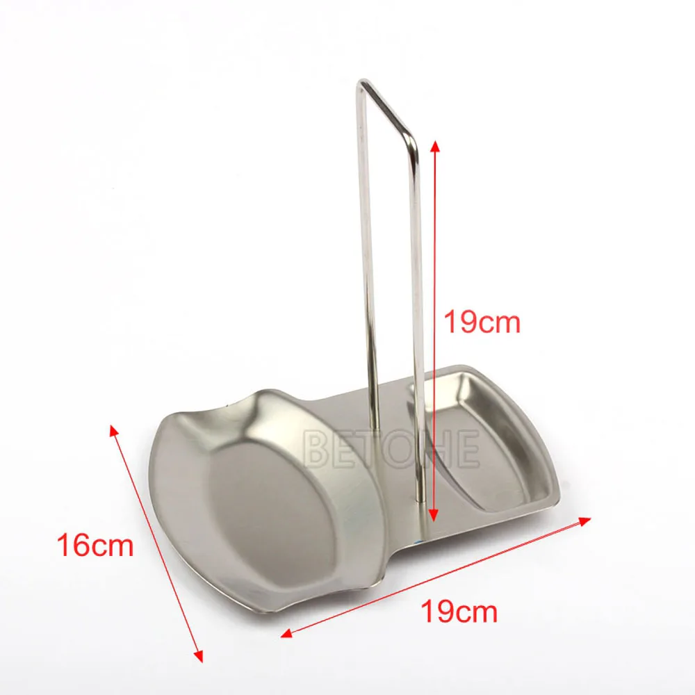 BETOHE Новое поступление нержавеющая сталь горшок крышка полка для приготовления пищи крышка для сковороды ложка держатель стойка горшок крышка полка