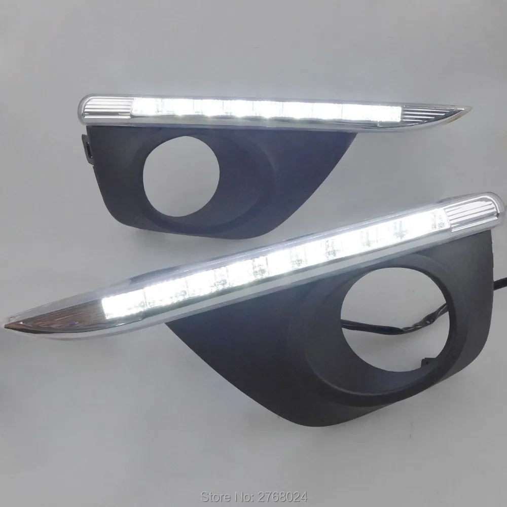 2x Car LED DRL for Renault koleos 2011 13 daytime running light led