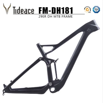 

2018 new 29/27.5er plus boost Full Suspension MTB Bicycle Carbon 29er full suspension frame Thru Axle disc brake Mountain frame