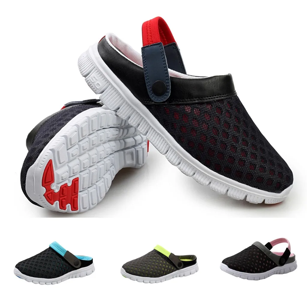 

ONTO-MATO Crocs-shoes Unisex Lightweight Fashion Beach Sandals Big Plus Sizesandalias Mujer 2019 Summer Women/men Casual Shoes