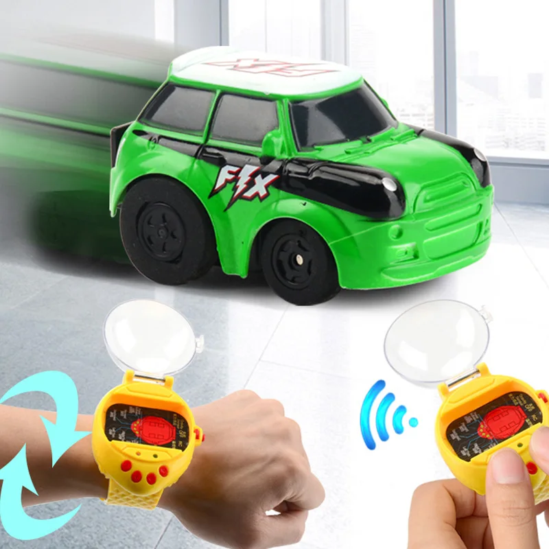 

Mini 2.4G Watch Remote Control Racing Car With Gravity Induction Function Gravity Induction Watch Remote Control RC Racing Car