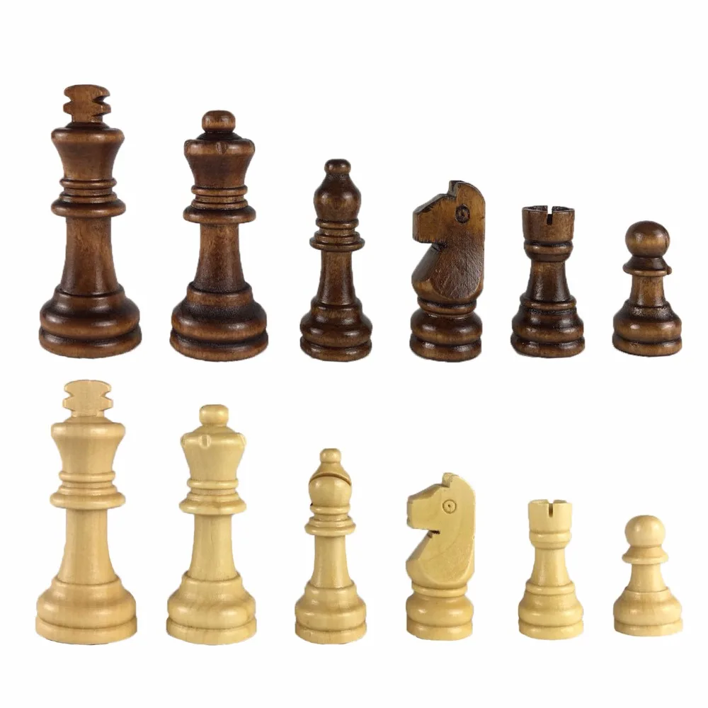 Wooden Chess Pieces King Height 80mm Chess Set High Grade Standard Chessmen Game for International Competitions