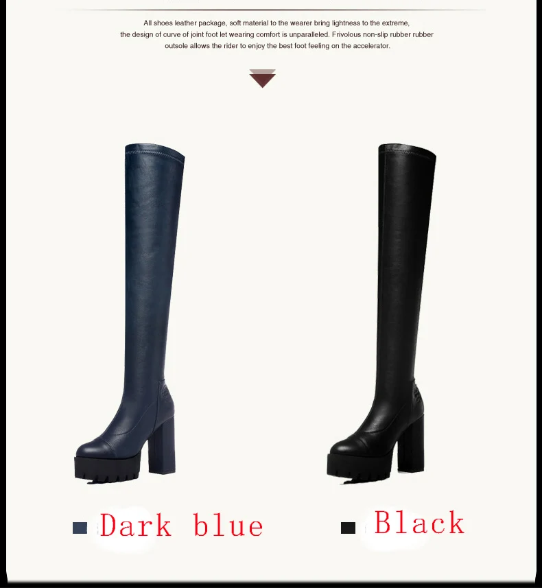 Guciheaven2020 Fashion Over the knee Boots Women Winter Long Boots Super High Heels 10cm Platform 4cm Shaft perimeter 38cm Shoes