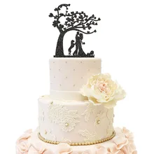 Деревенские Свадебные топперы для тортов деревянные деревенские персонализированные Жених и невеста с собакой и кошкой украшения торта на заказ