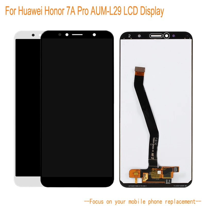ЖК-дисплей для Huawei Honor 7A Pro AUM-L29 + 5 7 ''сенсорный экран Сенсорная панель Senor Dightizer