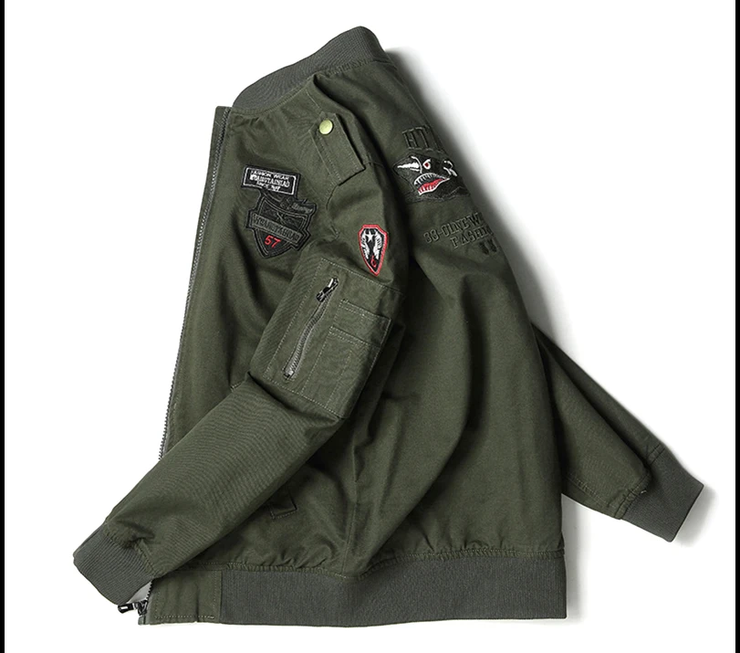 S. ARCHON US Air Force тактическая куртка-бомбер в стиле милитари Мужская Повседневная ветровка мотоциклетная куртка Осенняя хлопковая армейская брендовая одежда