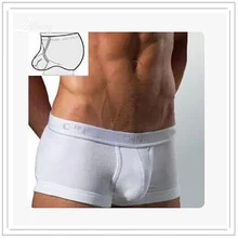 Новинка, модное мужское нижнее белье на бретельках с низкой талией, одноцветные хлопковые боксеры, мужские u-выпуклые боксеры, шорты, мужское нижнее белье, трусы