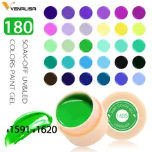 Venalisa CANNI Nail Art  Wholesale High Quality Soak Off 180 Colors Gel UV/LED 2 in 1 Gel Paint Design Color Lacquer Nail Polish