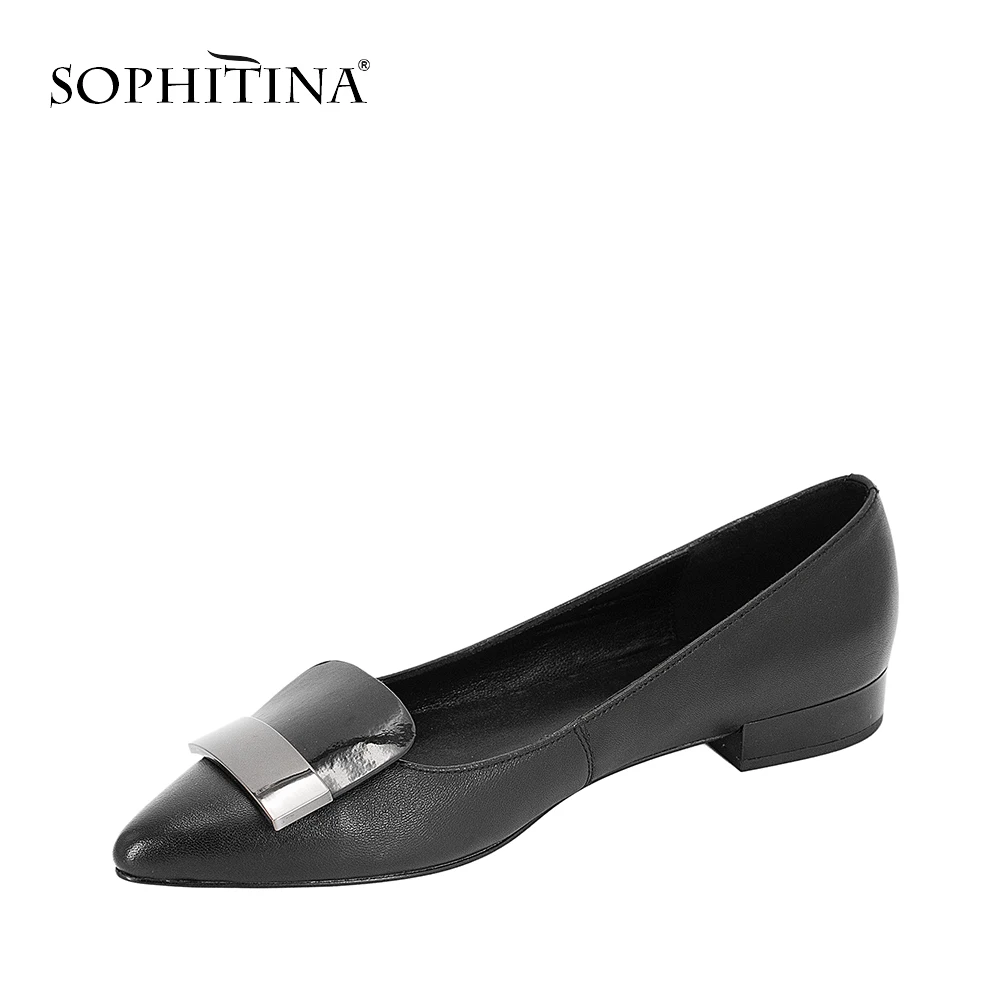 SOPHITINA/обувь на плоской подошве из овечьей кожи Высококачественная женская обувь