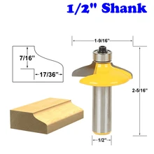 1 шт. отделовый& двери шкафа Передняя окантовка эскизов маршрутизатор для создания соединений в Ус с врезкой-1/" для конических Фрез-Chwjw 12162 деревообрабатывающий деревообрабатывающие станки Биты