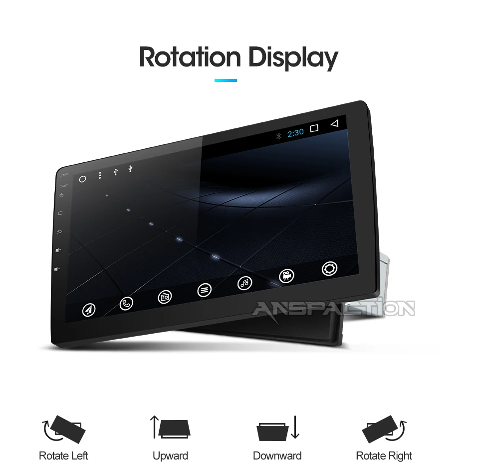 Perfect 10.1 inch 2G android 8.1 car dvd gps navigation radio video player stereo universal radio car universal multimedia 1 din 3