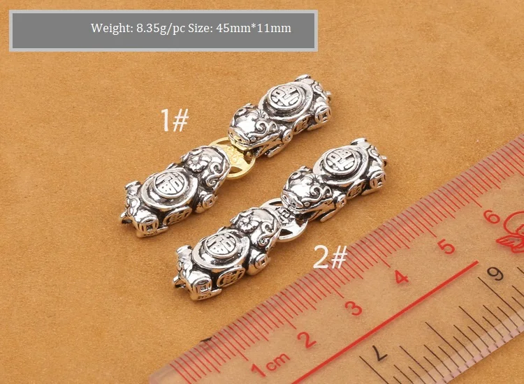 silver-pixiu-bead006p