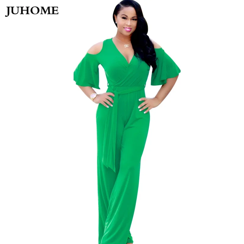 2018 Fashion Femme Summer autumn Jumpsuit Rompers Elegant