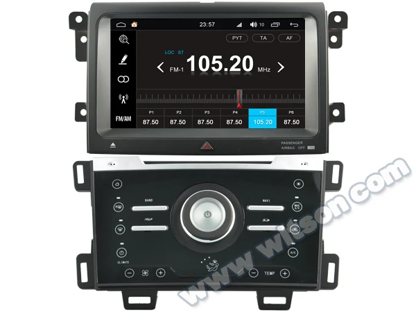 Best 9" Android 8.0 Oreo OS Car DVD Multimedia GPS Radio for Ford Edge 2011-2014 (Manual Air Version) with Optional Car Play Function 2