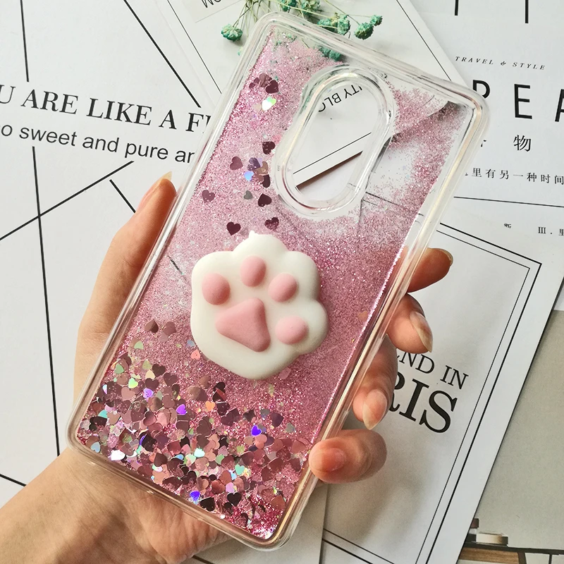 Cute 3D Squishy Cat Case For Xiaomi Redmi 5 5 plus 4X 4A 5A Note 5 pro 4 3 4X Luxury Glitter Quicksand Phone Case Redmi note 5A prime Cover (16)