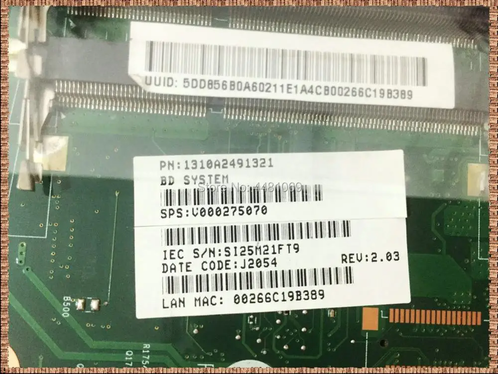 Для ноутбука Toshiba Satellite C850 C855 материнская плата DK10FG 6050A2491301-MB-A02 V000275070 HM76 USB3.0 материнская плата тестирование