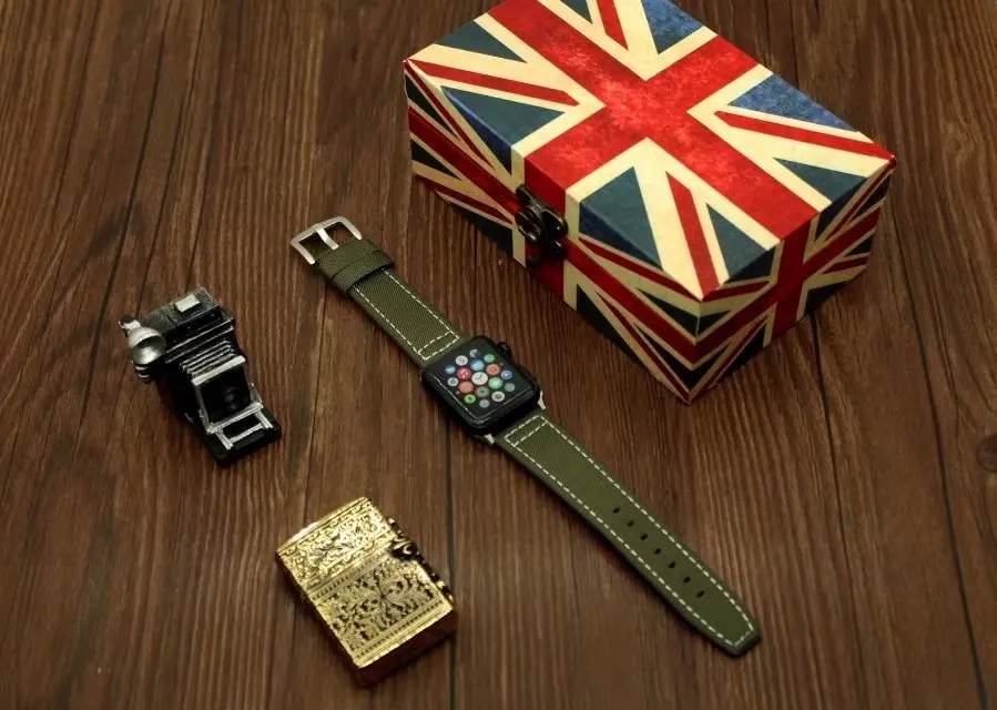 2 erkek kol saati reloj hombre For Apple iWatch Strap Women's Watch Bracelet (1)