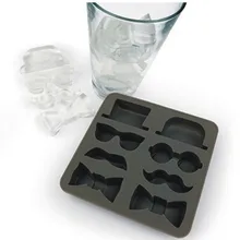 1 шт. Лидер продаж силиконовая шапка в форме усов ледяного ящика форма для выпечки пуддинг Коробка Форма для льда со льдом кухонный инвентарь коврик F2876