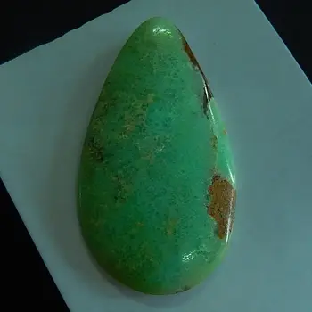 

Semiprecious stone jewelry,SALE,Natural Chrysoprase pendant necklace Cabochons,47x26x4mm,9.03g