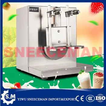 

Double-frame Tea Milk Making Machine Automatic Bubble Tea shaking Shaker machine Soft Ice Cream Mixer Speed Milkshake Machine