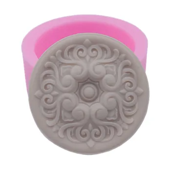 

Handmade Silicone Soap Mold Round Silicone Molds for Natural Soap