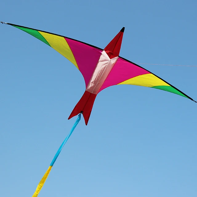 beautiful girls flying toy fun gift 3m big firebird kite tails camping