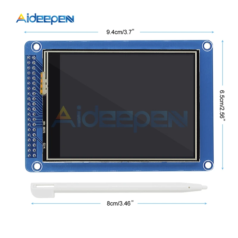 

3.2 inch 320*240 TFT LCD Touch Screen Module Display Ultra HD ILI9341 3.2" SSD1289 Touch Controller Panel with SD Card Slot Pen