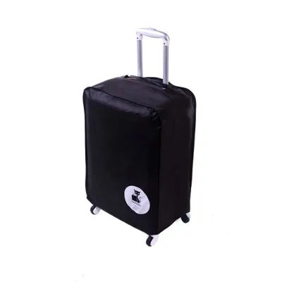 Black Luggage Cover Разноцветные нетканые сумки для хранения багажа, защитный чехол, органайзер, аксессуары для путешествий, принадлежности для хранения - Цвет: Black Luggage Cover