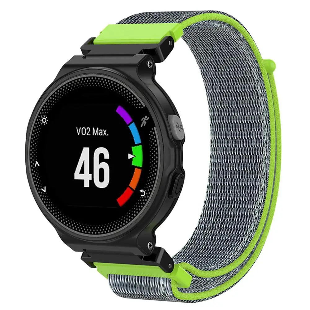 Для Garmin Forerunner 220 230 235 630 620 735 Смарт-часы нейлоновый спортивный ремешок наручные часы